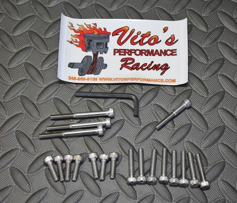 vitos performance Vito's Performance Stainless BOLT KIT fits Yamaha Banshee: Clutch + Stator Cover - Image 3